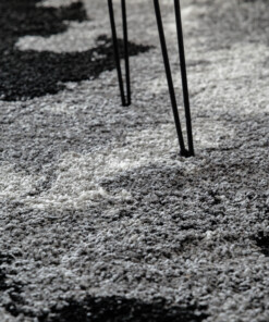 Alfombra de pelo largo Marble Artisan - Gris - close up, thumbnail Alfombra de pelo largo Marble Artisan - Gris - close up, thumbnail