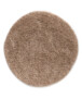 Alfombra redonda de pelo largo Shaggy Grand - Beige - overzicht, thumbnail