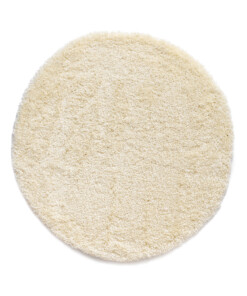 Alfombra redonda de pelo largo Shaggy Grand - Crema - overzicht