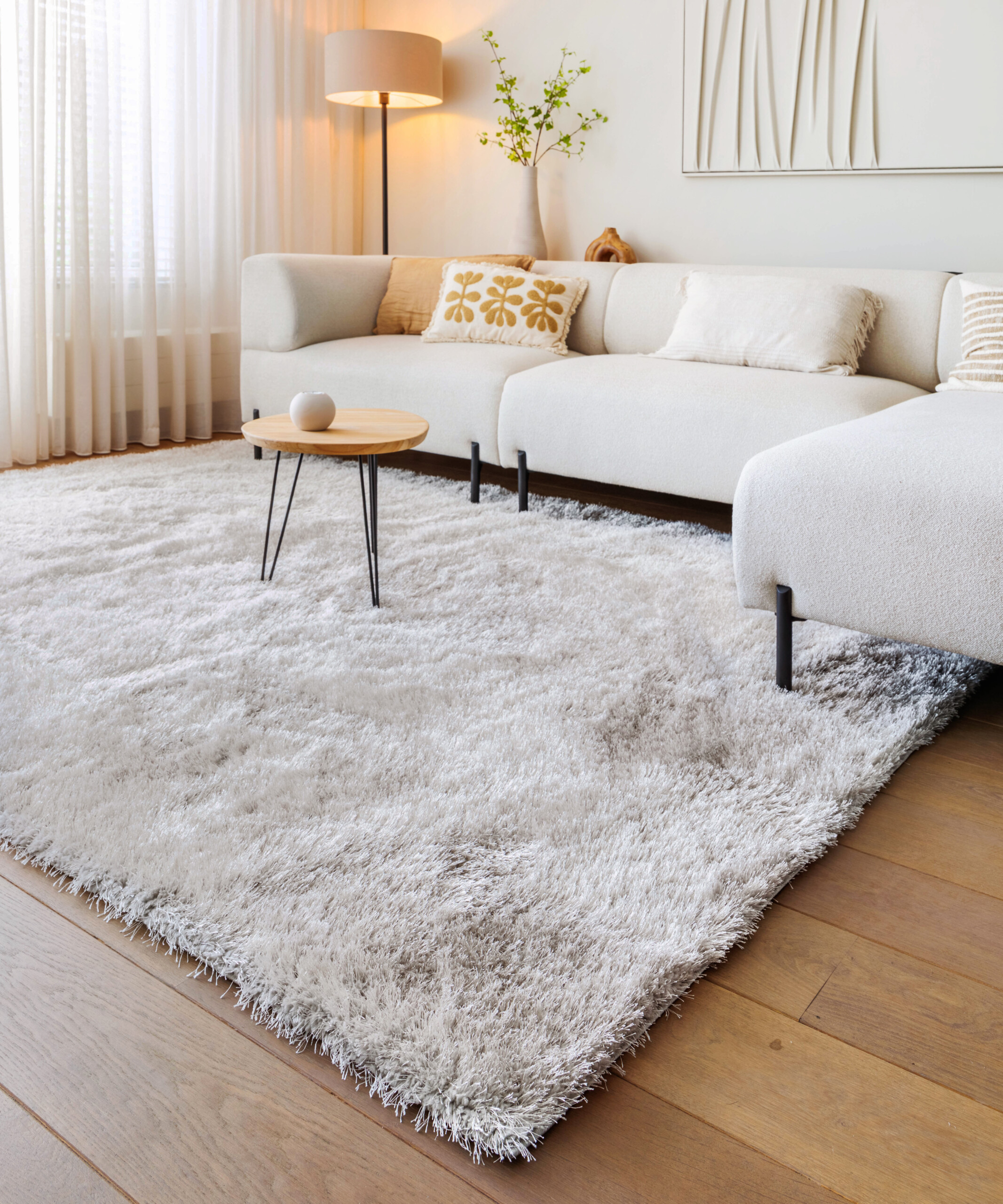 Alfombra de pelo largo - Posh Velours Gris Claro - sfeer Alfombra de pelo largo - Posh Velours Gris Claro - sfeer