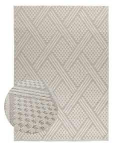 Alfombra yute exterior - Dunor Vex natural/blanco - overzicht