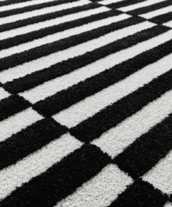 Alfombra pelo corto - Nivo Step crema/negro - close up, thumbnail Alfombra pelo corto - Nivo Step crema/negro - close up, thumbnail