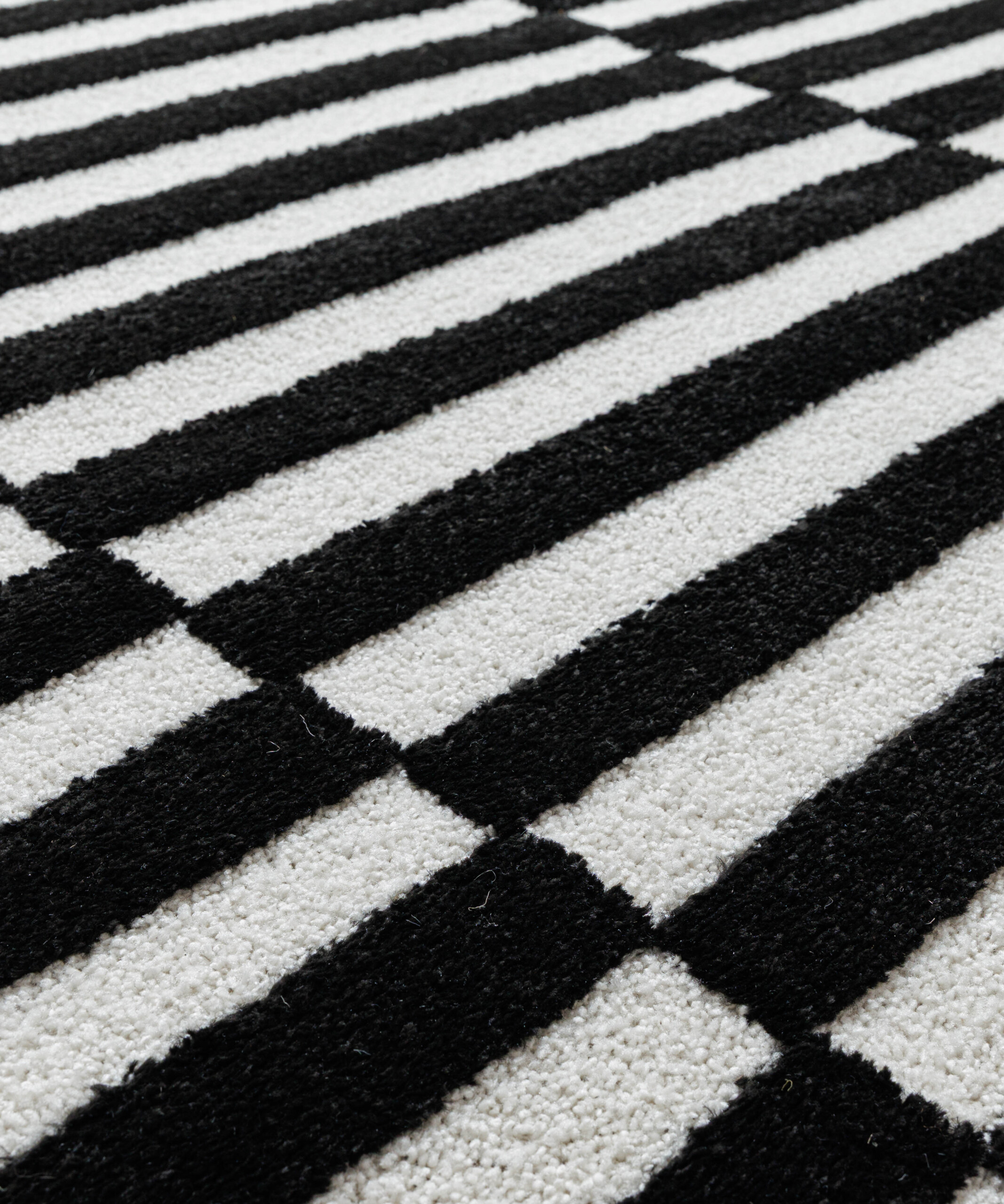 Alfombra pelo corto - Nivo Step crema/negro - close up Alfombra pelo corto - Nivo Step crema/negro - close up