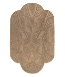 Alfombra de diseño orgánico - Balans beige - overzicht
