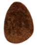 Alfombra orgánica shaggy - Sveve Pebble coñac - overzicht, thumbnail