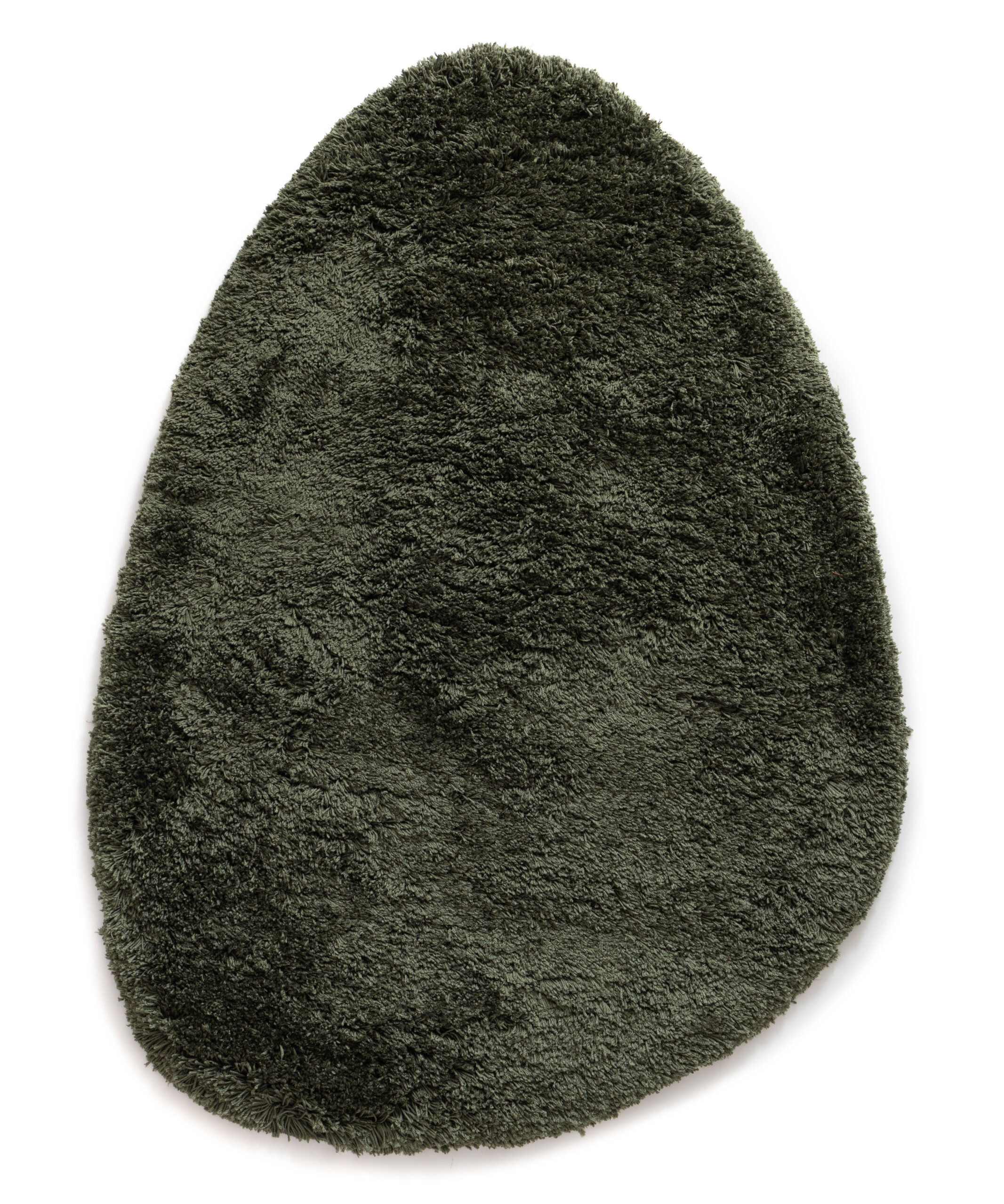 Alfombra orgánica shaggy - Sveve Pebble verde musgo - overzicht Alfombra orgánica shaggy - Sveve Pebble verde musgo - overzicht