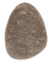 Alfombra shaggy forma organica - Sveve Pebble color de arena - overzicht, thumbnail