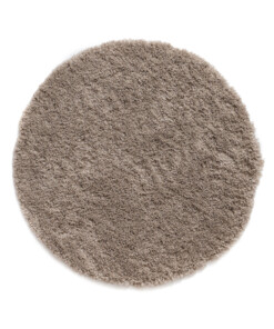 Alfombra redonda de pelo largo Cozy Shaggy - Beige - overzicht