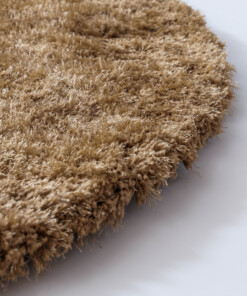 Alfombra redonda Shaggy - Meadow Beige - close up, thumbnail Alfombra redonda Shaggy - Meadow Beige - close up, thumbnail