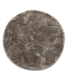 Alfombra redonda Shaggy - Meadow Gris - overzicht, thumbnail