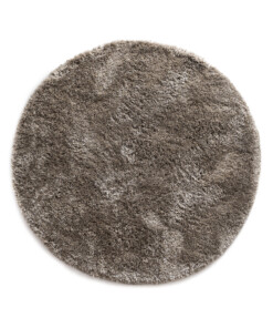 Alfombra redonda Shaggy - Meadow Gris - overzicht