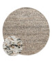 Alfombra redonda de lana - Bergull marfil/gris - overzicht, thumbnail