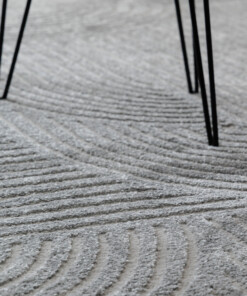 Alfombra de estilo escandinavo - Contour Bend Gris - close up, thumbnail Alfombra de estilo escandinavo - Contour Bend Gris - close up, thumbnail