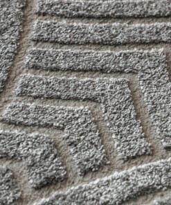 Alfombra de estilo escandinavo - Contour Curve Gris - close up, thumbnail Alfombra de estilo escandinavo - Contour Curve Gris - close up, thumbnail