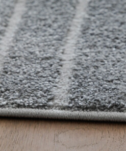 Alfombra de estilo escandinavo - Contour Edge Gris - close up, thumbnail Alfombra de estilo escandinavo - Contour Edge Gris - close up, thumbnail