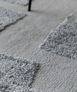 Alfombra de estilo escandinavo - Contour Stone Gris - close up, thumbnail Alfombra de estilo escandinavo - Contour Stone Gris - close up, thumbnail
