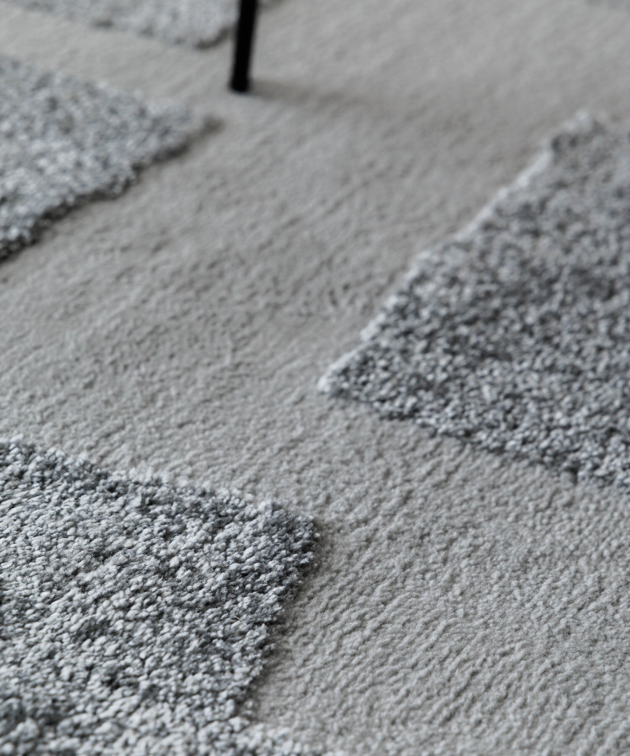 Alfombra de estilo escandinavo - Contour Stone Gris - close up Alfombra de estilo escandinavo - Contour Stone Gris - close up