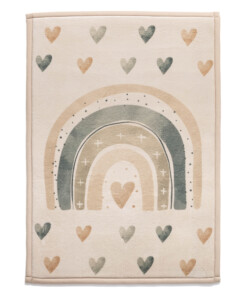 Alfombra de juegos - Pluffy Heart crema/multi - overzicht Alfombra de juegos - Pluffy Heart crema/multi - overzicht