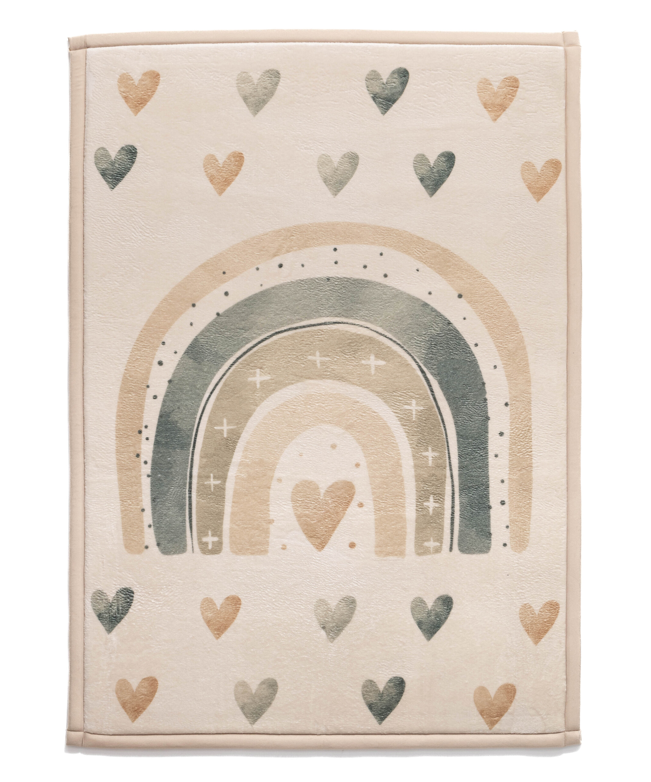 Alfombra de juegos - Pluffy Heart crema/multi - overzicht Alfombra de juegos - Pluffy Heart crema/multi - overzicht