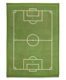 Alfombra de juegos - Pluffy Soccer Field verde - overzicht, thumbnail