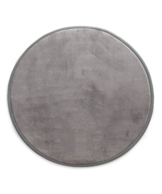 Alfombra redonda infantil - Pluffy gris oscuro - overzicht, thumbnail