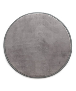 Alfombra redonda infantil - Pluffy gris oscuro - overzicht, thumbnail