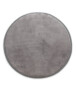 Alfombra redonda infantil - Pluffy gris oscuro - overzicht, thumbnail