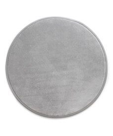 Alfombra redonda infantil - Pluffy gris claro - overzicht, thumbnail