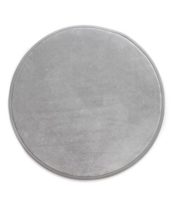 Alfombra redonda infantil - Pluffy gris claro - overzicht, thumbnail