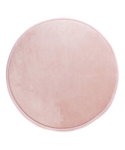 Alfombra redonda infantil - Pluffy rosa - overzicht, thumbnail