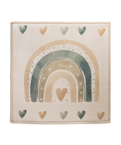 Alfombra de juegos cuadrada - Pluffy Heart crema/multi - overzicht Alfombra de juegos cuadrada - Pluffy Heart crema/multi - overzicht