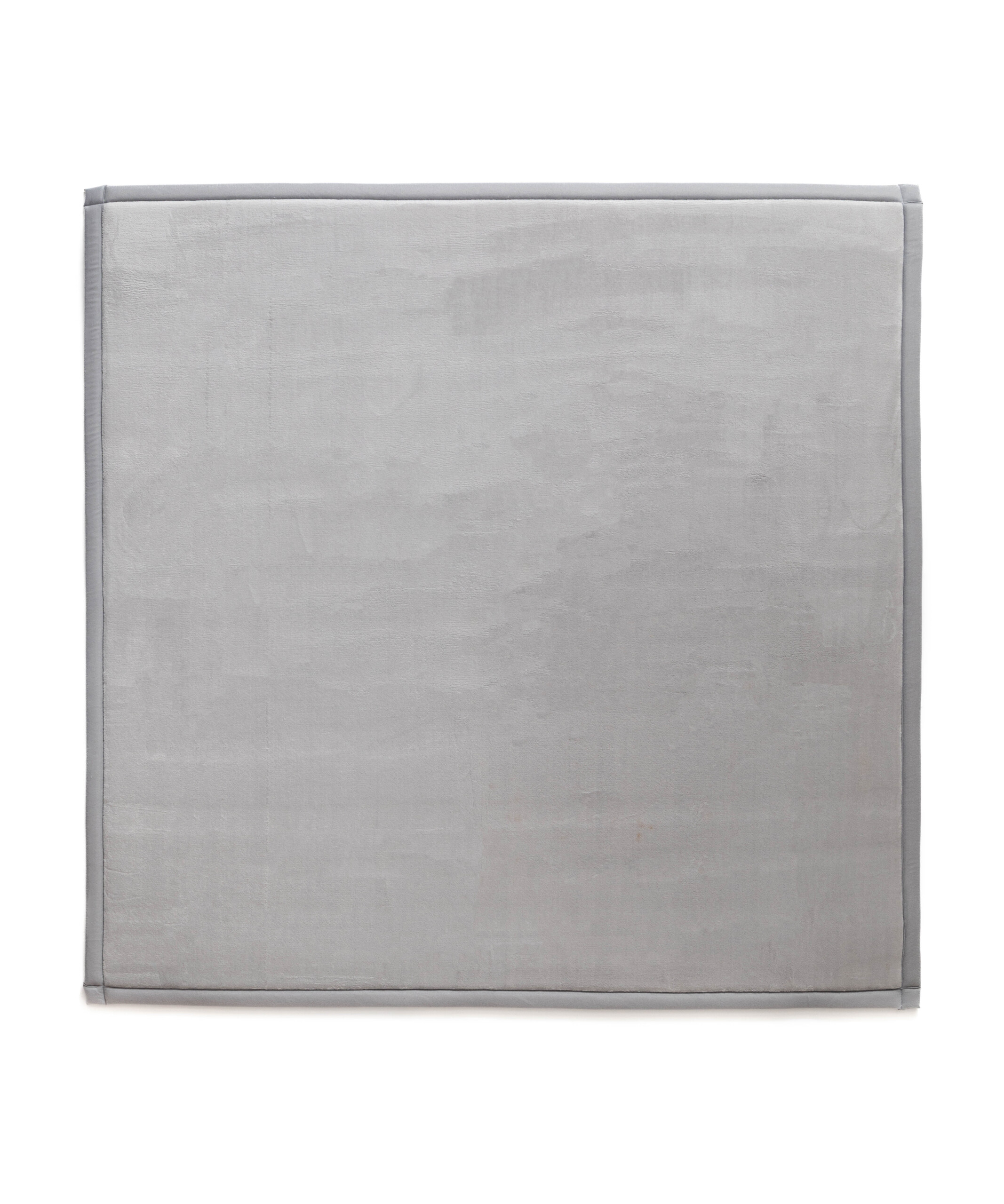 Alfombra de juegos cuadrada - Pluffy gris claro - overzicht Alfombra de juegos cuadrada - Pluffy gris claro - overzicht