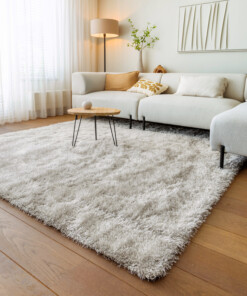 Alfombra cuadrada pelo largo - Posh Velours Gris Claro - sfeer