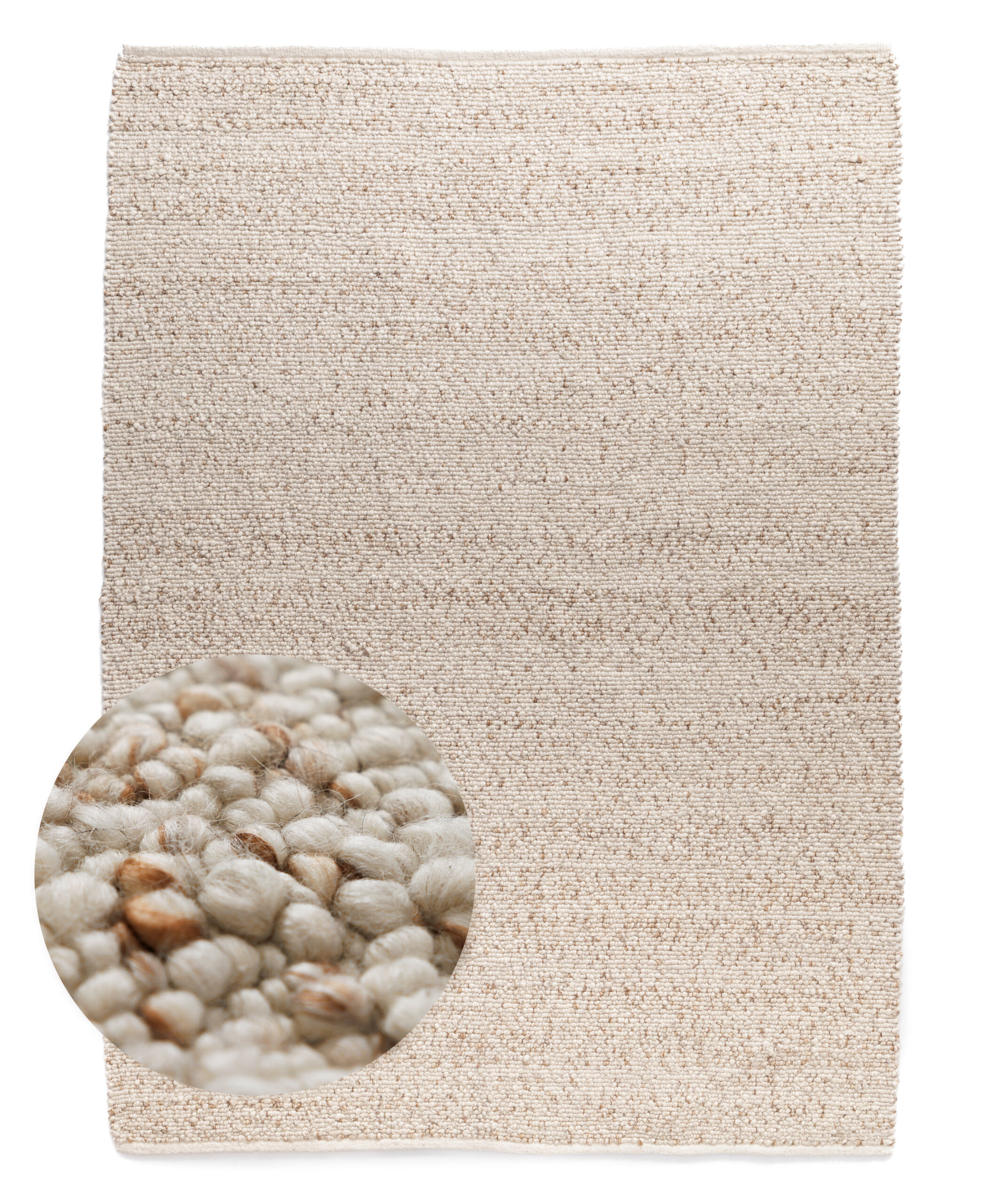 Alfombra de lana - Bergull marfil/beige - overzicht Alfombra de lana - Bergull marfil/beige - overzicht