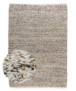 Alfombra de lana - Bergull marfil/gris - overzicht, thumbnail