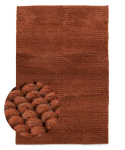 Alfombra lana - Fjell terracota - overzicht