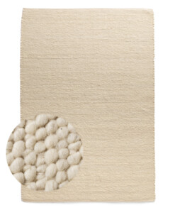 Alfombra de lana - Heimur marfil/natural - overzicht