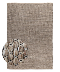 Alfombra lana - Huldra beige - overzicht