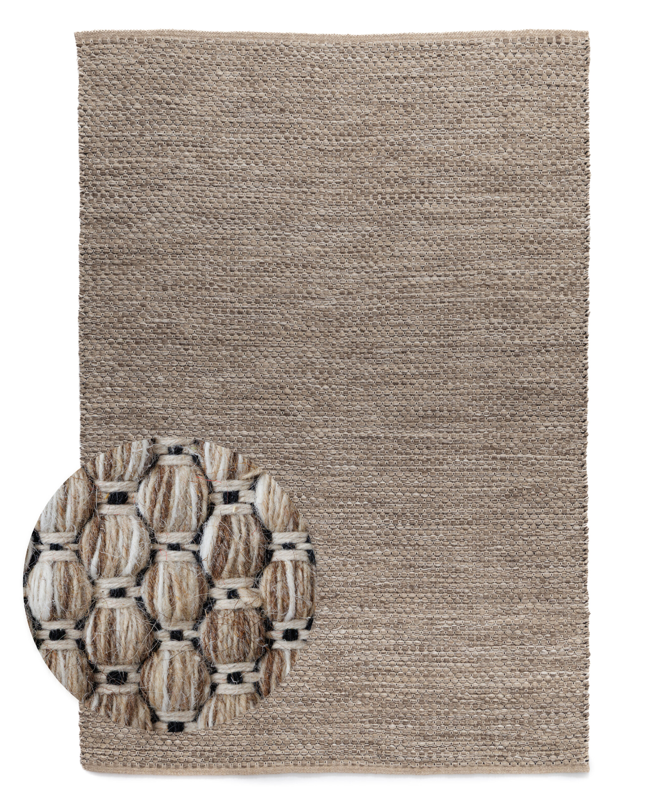 Alfombra lana - Huldra beige - overzicht Alfombra lana - Huldra beige - overzicht