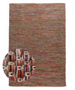 Alfombra de lana - Huldra multicolor - overzicht