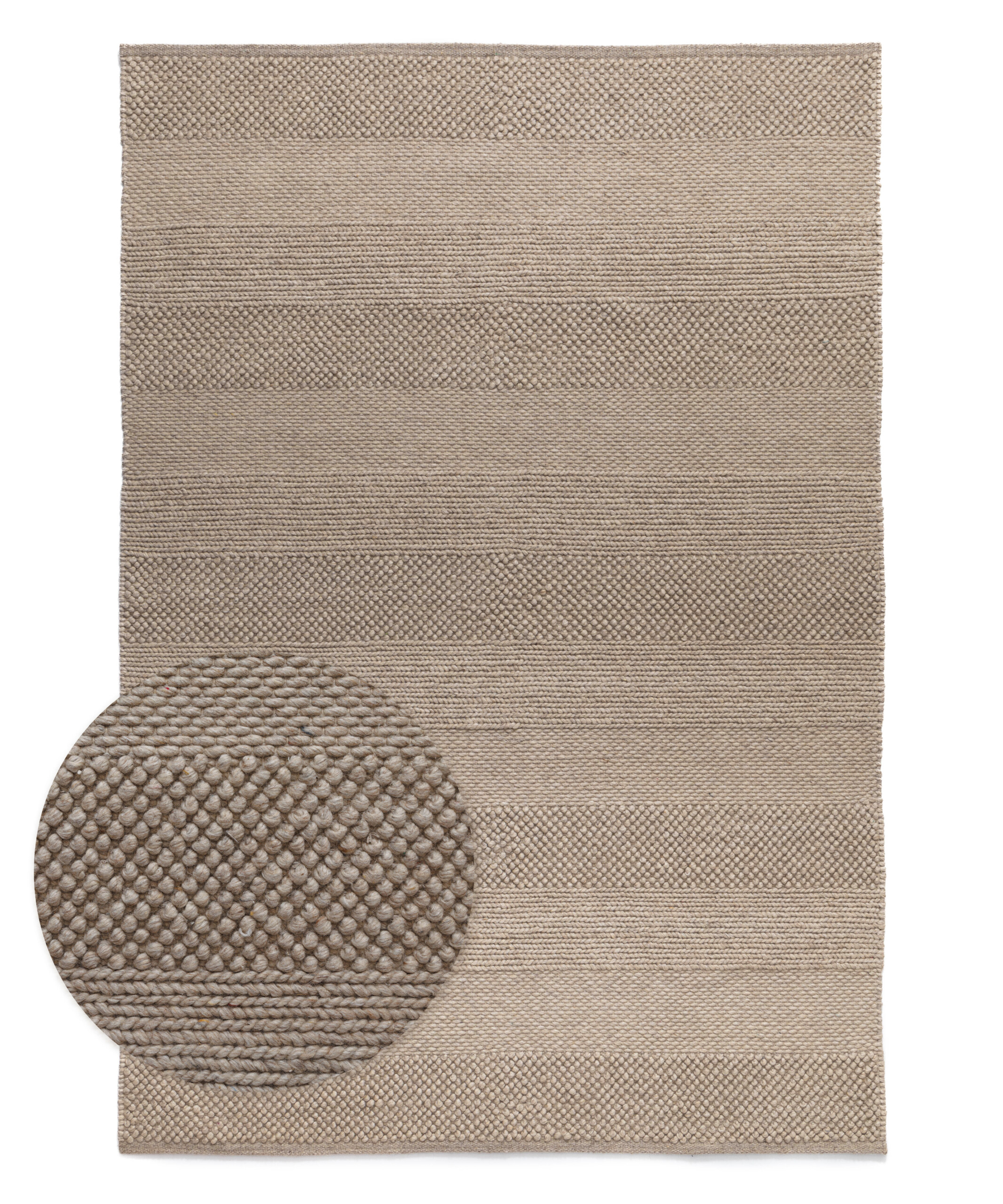 Alfombra de lana - Skift beige - overzicht Alfombra de lana - Skift beige - overzicht