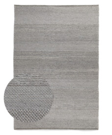 Alfombra de lana - Skift gris - overzicht, thumbnail