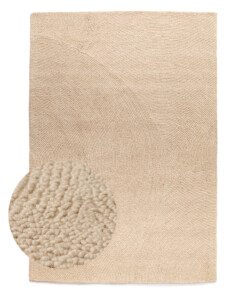 Alfombra de lana - Tvist beige claro - overzicht, thumbnail Alfombra de lana - Tvist beige claro - overzicht, thumbnail