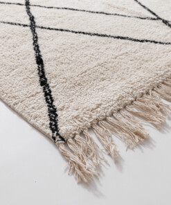 Alfombra de baño - Ayla marfil - close up