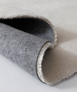 Alfombra redonda lavable - Clean Prestige crema - close up, thumbnail Alfombra redonda lavable - Clean Prestige crema - close up, thumbnail