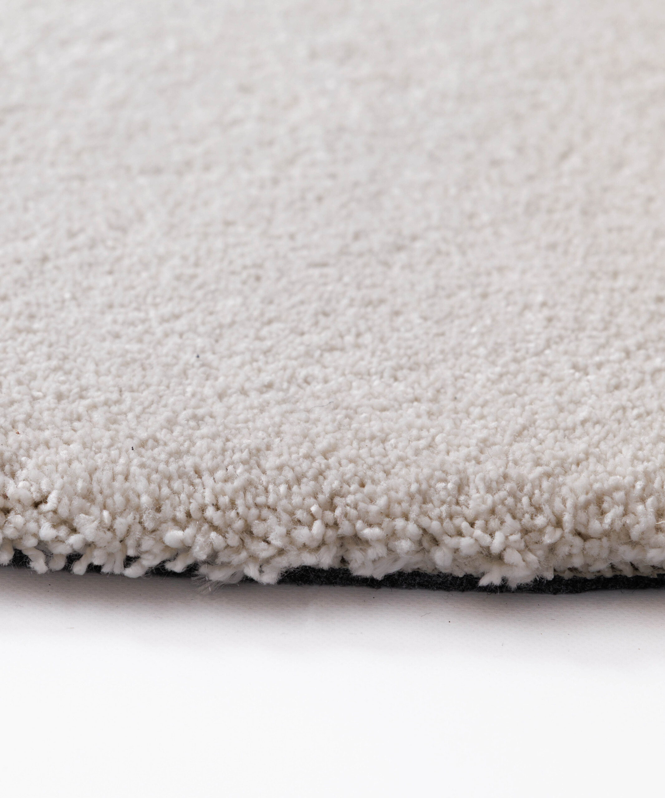Alfombra redonda lavable - Clean Prestige crema - close up Alfombra redonda lavable - Clean Prestige crema - close up