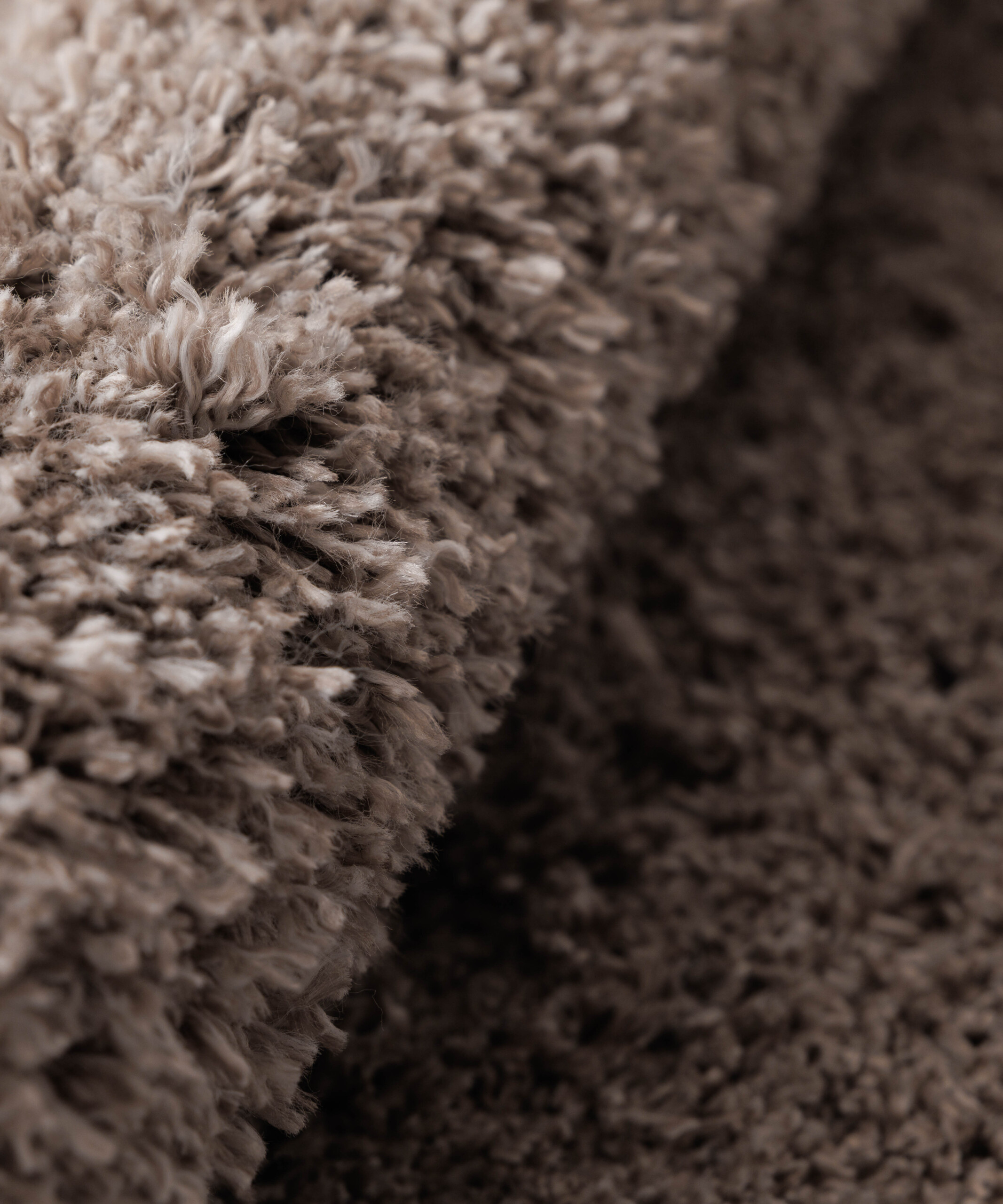 Alfombra ovalada de pelo largo - Cozy Shaggy Beige - close up Alfombra ovalada de pelo largo - Cozy Shaggy Beige - close up