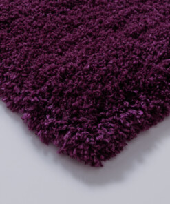 Alfombra de pasillo de pelo largo - Cozy Shaggy Violeta - close up