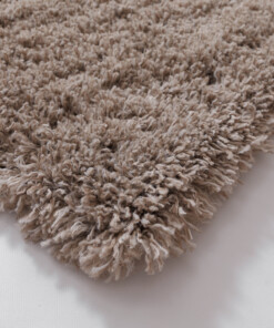 Alfombra de pelo largo Cozy Shaggy - Beige - close up, thumbnail