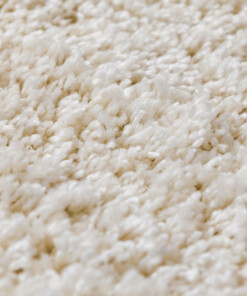 Alfombra redonda de pelo largo Shaggy Grand - Crema - close up, thumbnail Alfombra redonda de pelo largo Shaggy Grand - Crema - close up, thumbnail